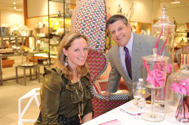 "Sweet Chic" Author Rachel Thebault and DC Magazine Publisher Peter Abrahams celebrate the rules of fashion...